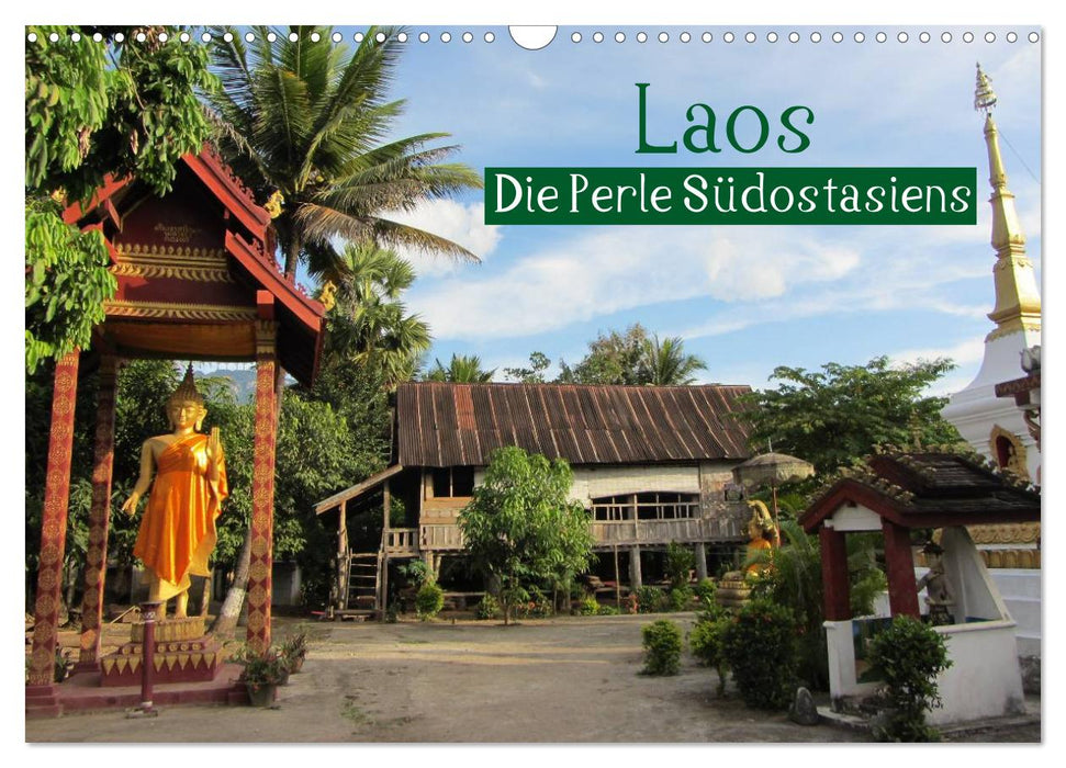 Laos - Die Perle Südostasiens (CALVENDO Wandkalender 2025)