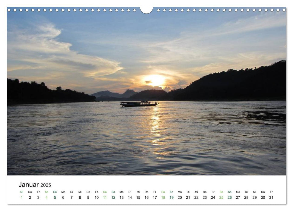 Laos - Die Perle Südostasiens (CALVENDO Wandkalender 2025)