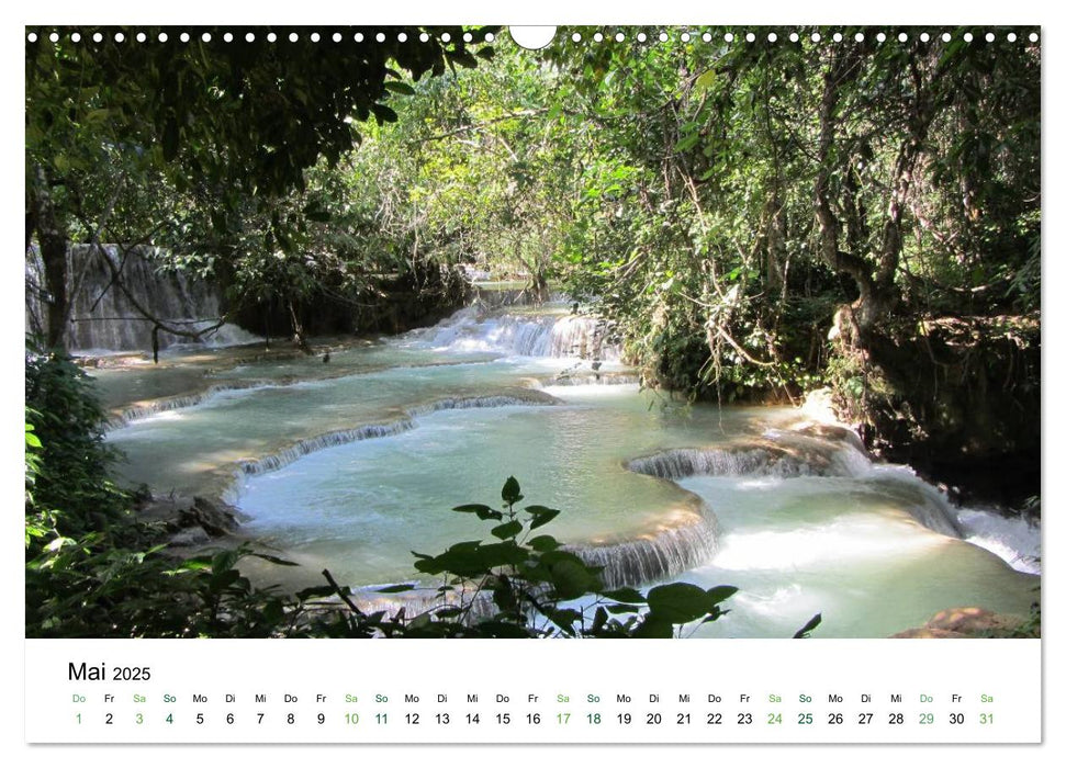 Laos - Die Perle Südostasiens (CALVENDO Wandkalender 2025)