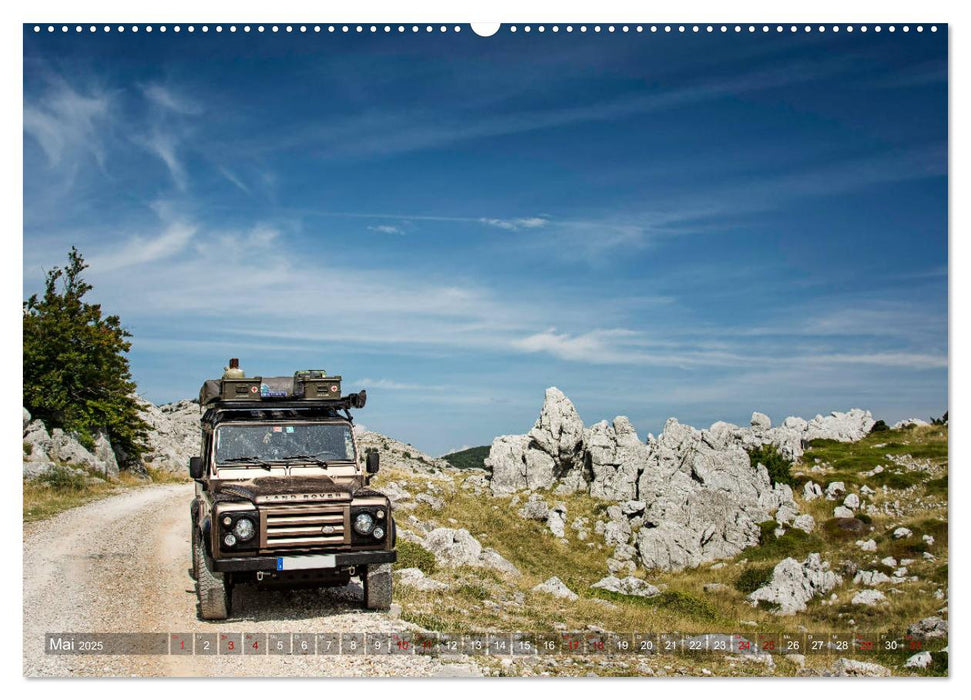 Mit dem 4x4 durch Europa (CALVENDO Premium Wandkalender 2025)