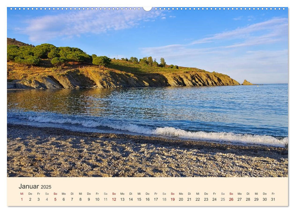 Cote Vermeille - Wo die Pyrenäen das Meer küssen (CALVENDO Premium Wandkalender 2025)