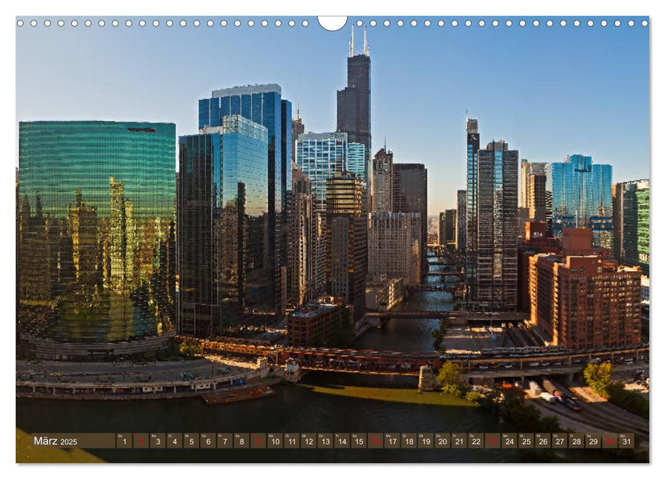 Mein Chicago. Impressionen - Gefühle - Symbole (CALVENDO Wandkalender 2025)