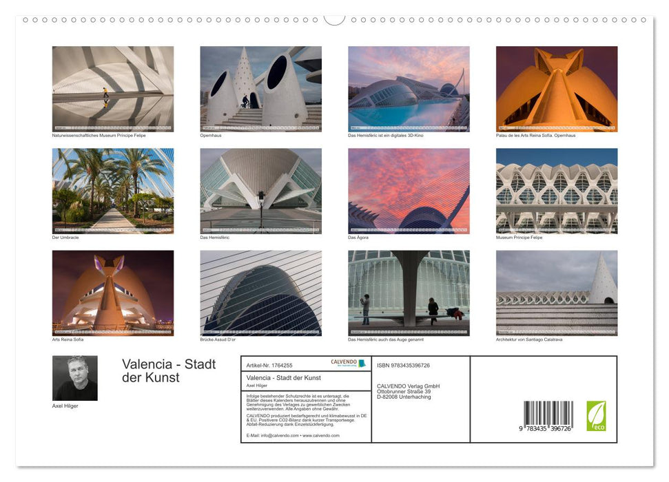 Valencia - Stadt der Kunst (CALVENDO Premium Wandkalender 2025)