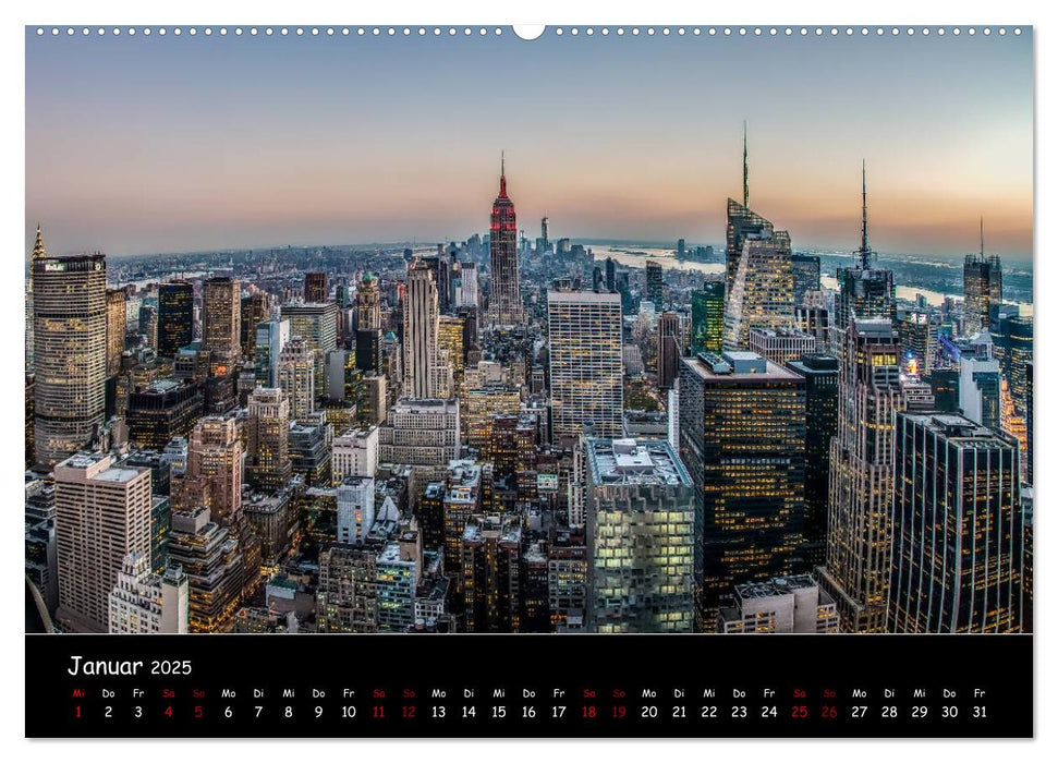 New York City - Impressionen (CALVENDO Premium Wandkalender 2025)