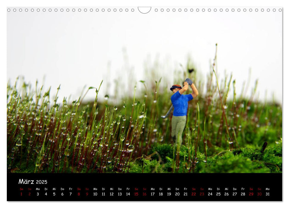 Minis Golf (CALVENDO Wandkalender 2025)