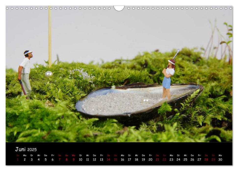 Minis Golf (CALVENDO Wandkalender 2025)