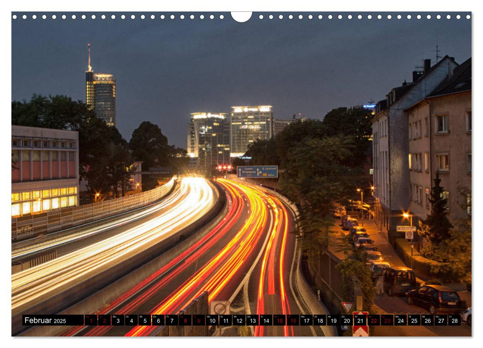 Essen bei Nacht (CALVENDO Wandkalender 2025)