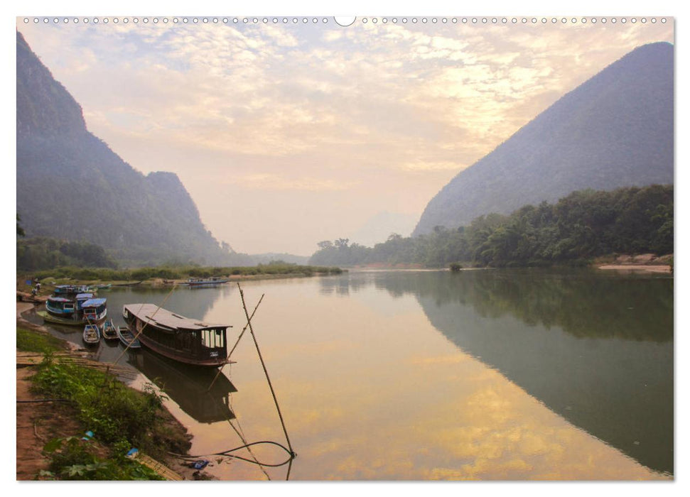 Laos. Leben am Mekong (CALVENDO Premium Wandkalender 2025)