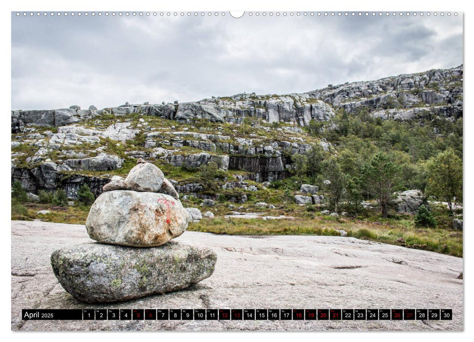 Norwegen - Unterwegs am Lysefjord (CALVENDO Premium Wandkalender 2025)