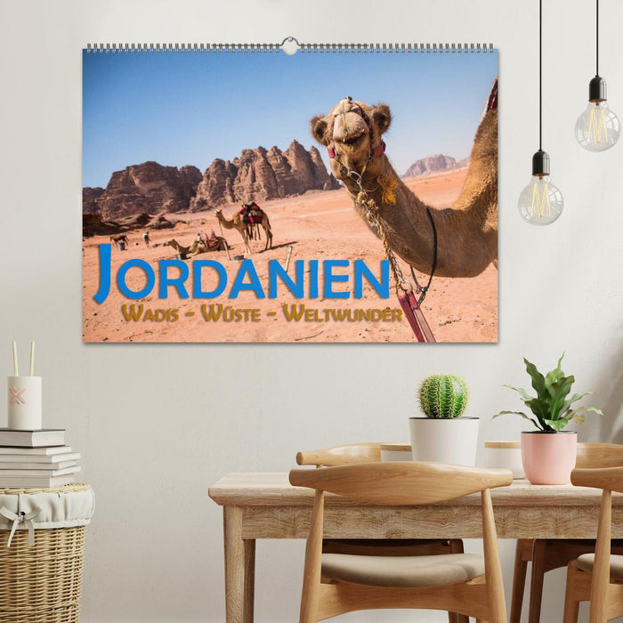 Jordanien - Wadis - Wüste - Weltwunder (CALVENDO Wandkalender 2025)