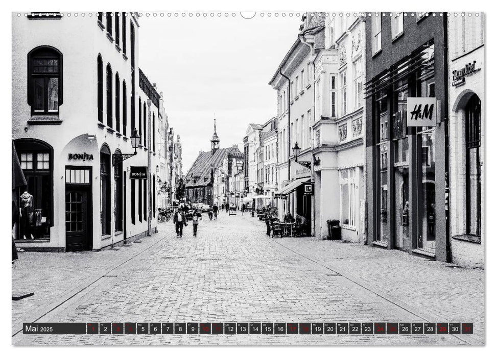 Ein Blick auf die Hansestadt Wismar (CALVENDO Wandkalender 2025)