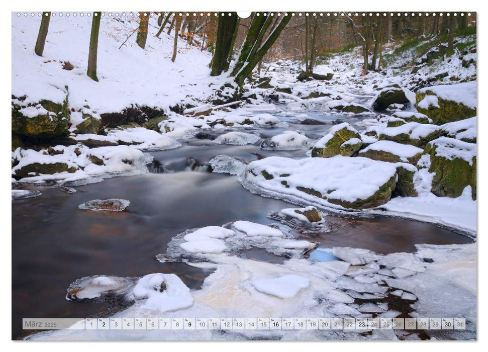 Moore und Bäche in Eifel und Ardennen (CALVENDO Premium Wandkalender 2025)