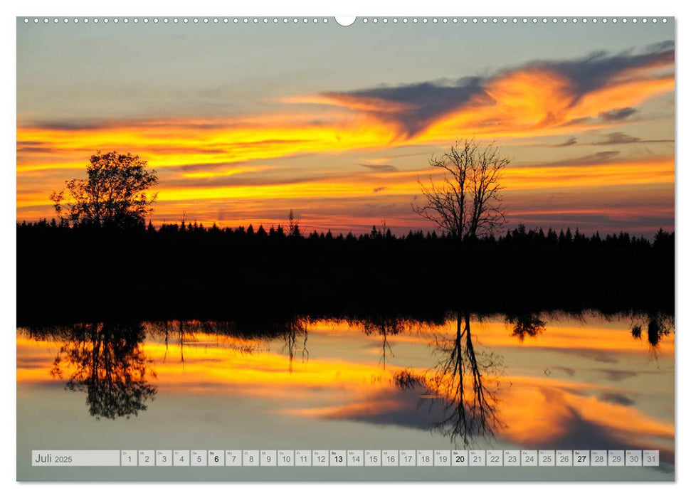 Moore und Bäche in Eifel und Ardennen (CALVENDO Premium Wandkalender 2025)