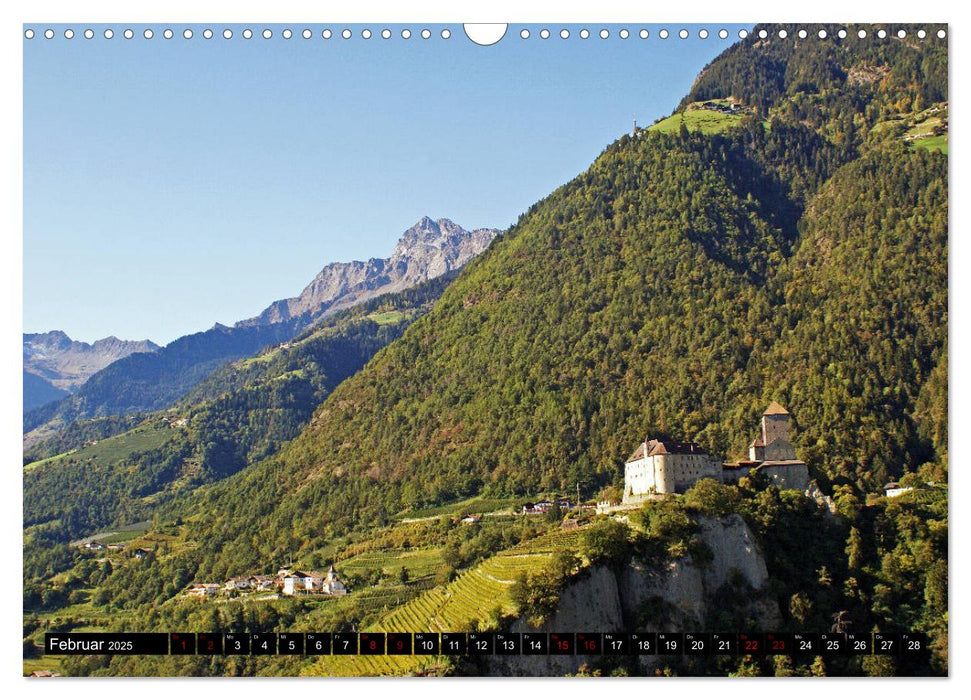 Südtirol erleben (CALVENDO Wandkalender 2025)