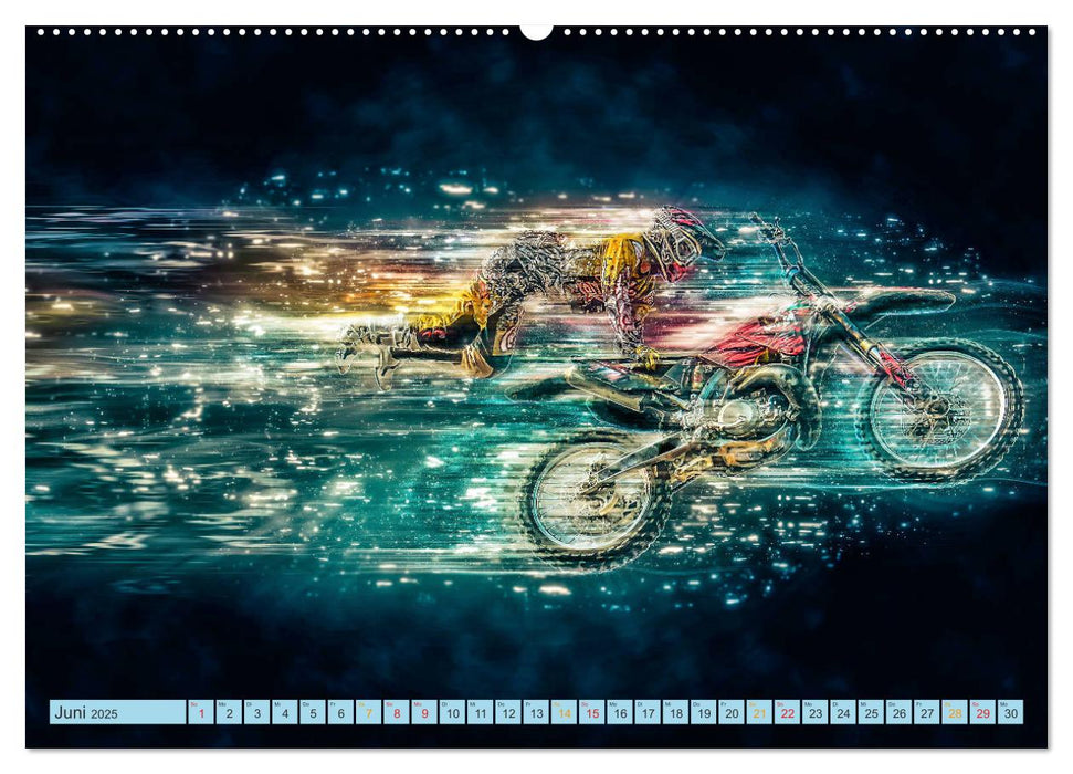 Motocross - extrem cool (CALVENDO Premium Wandkalender 2025)