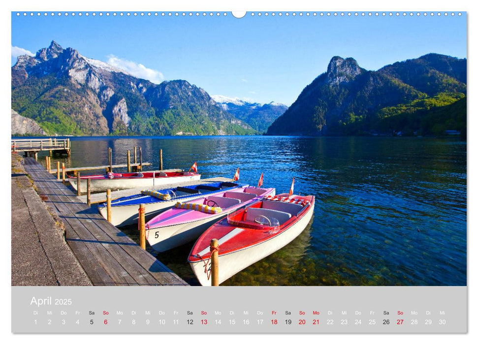 Am schönen Traunsee im Salzkammergut (CALVENDO Wandkalender 2025)