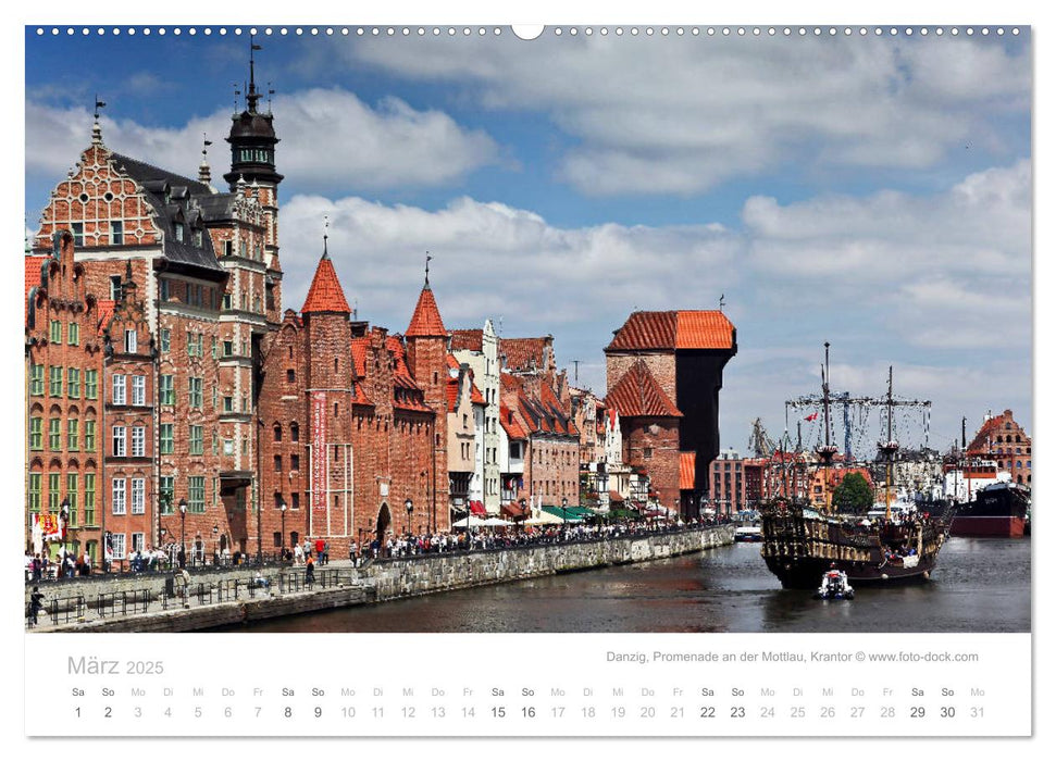 Hafenstädte der Ostsee (CALVENDO Premium Wandkalender 2025)