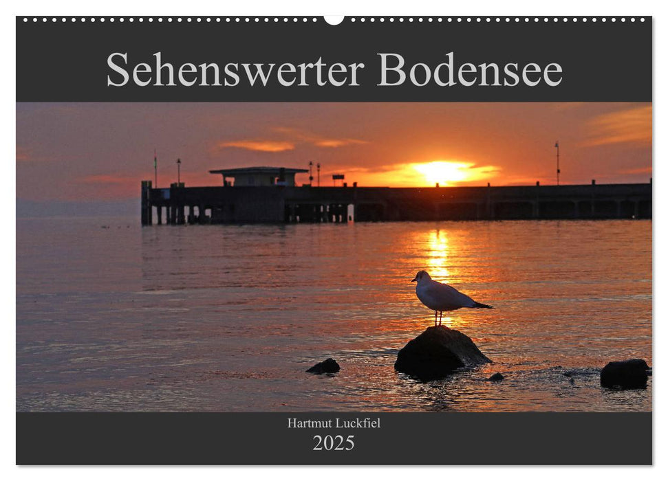 Sehenswerter Bodensee (CALVENDO Wandkalender 2025)