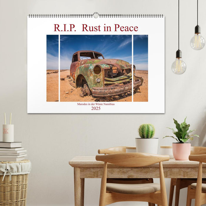 R.I.P. Rust in Peace - Marodes in der Wüste Namibias (CALVENDO Wandkalender 2025)