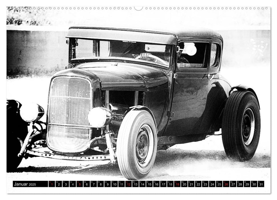 Hot Rods - Neues Leben in altem Blech (CALVENDO Premium Wandkalender 2025)