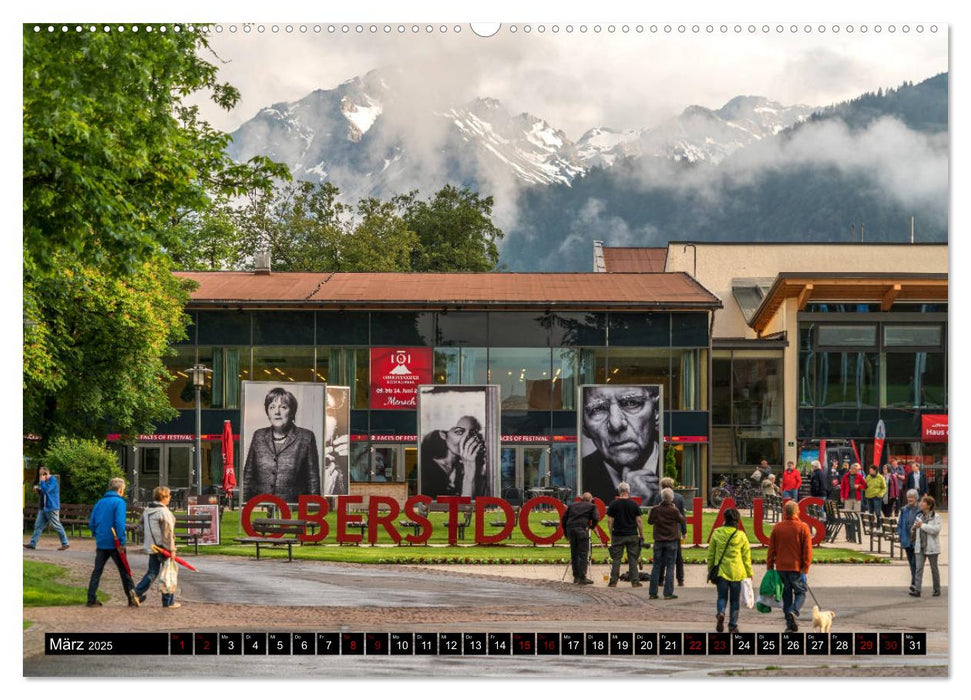 Oberstdorf und Umgebung (CALVENDO Premium Wandkalender 2025)