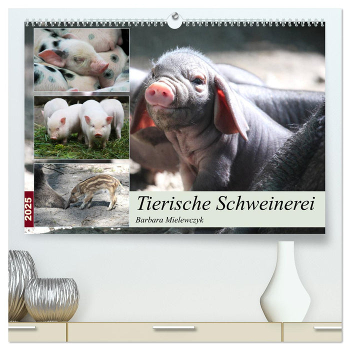 Tierische Schweinerei (CALVENDO Premium Wandkalender 2025)