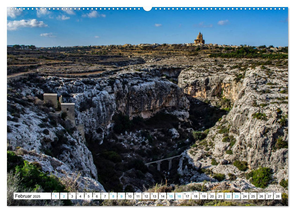 Maltas Schwesterinseln Gozo und Comino (CALVENDO Premium Wandkalender 2025)