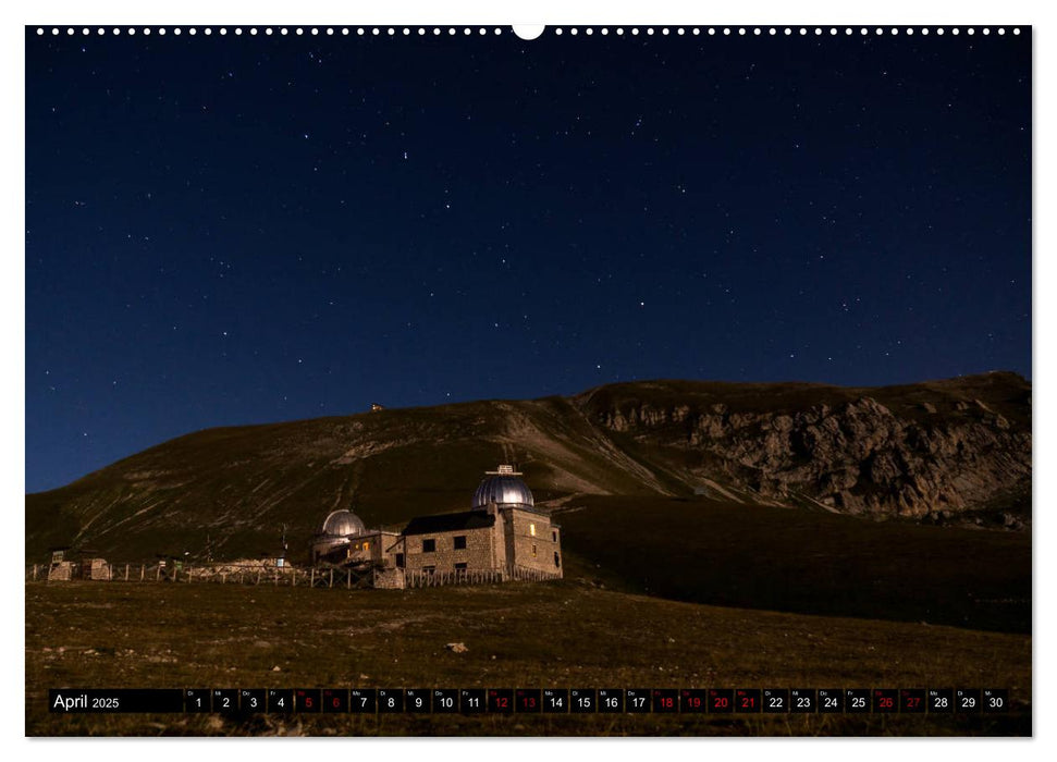 Einsame Dörfer - Eine Wanderung in den Abruzzen (CALVENDO Premium Wandkalender 2025)