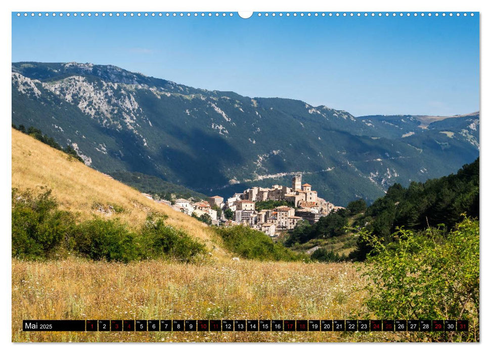 Einsame Dörfer - Eine Wanderung in den Abruzzen (CALVENDO Premium Wandkalender 2025)