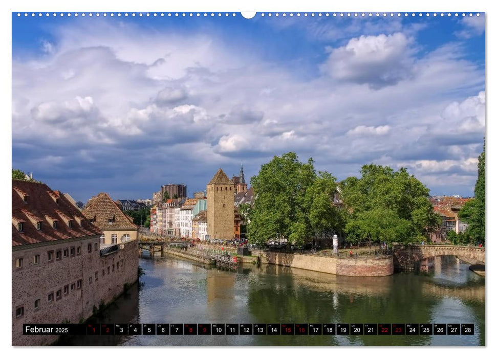 Straßburg - Im Herzen Europas (CALVENDO Premium Wandkalender 2025)