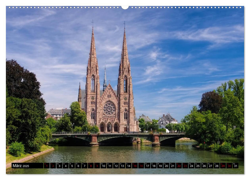 Straßburg - Im Herzen Europas (CALVENDO Premium Wandkalender 2025)