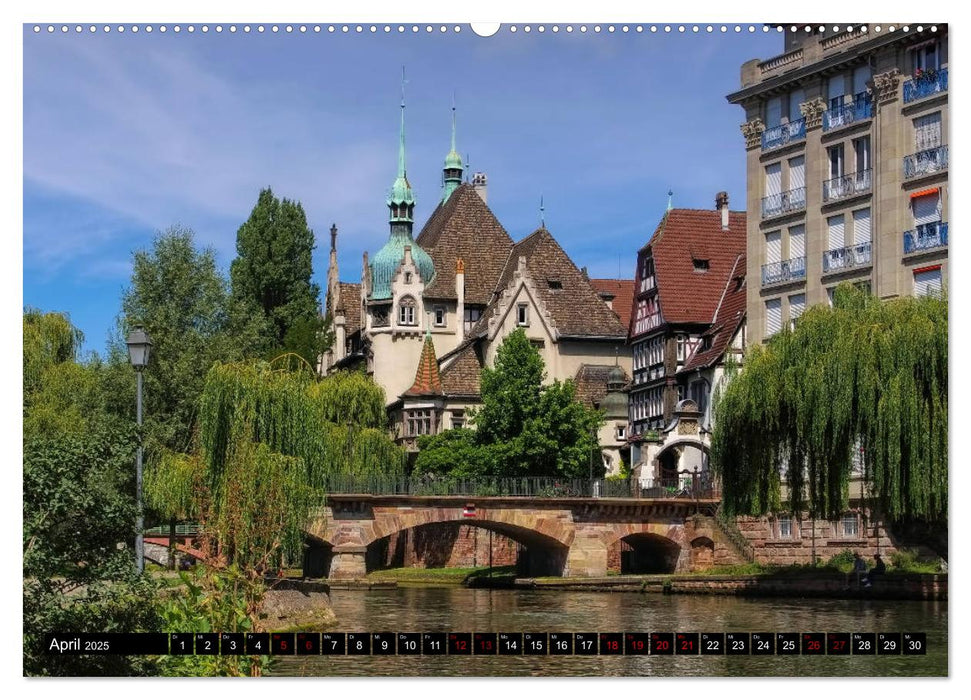 Straßburg - Im Herzen Europas (CALVENDO Premium Wandkalender 2025)