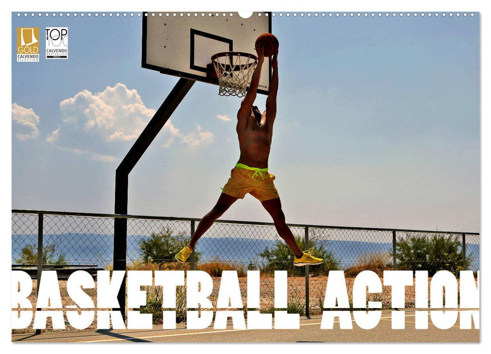 Basketball Action (CALVENDO Wandkalender 2025)