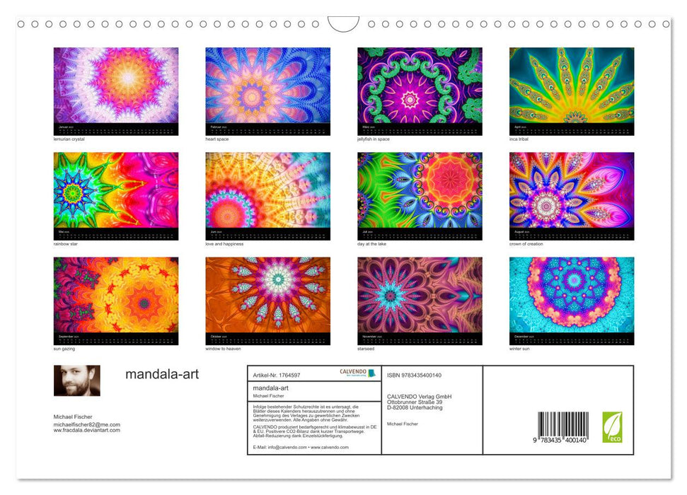 mandala-art (CALVENDO Wandkalender 2025)