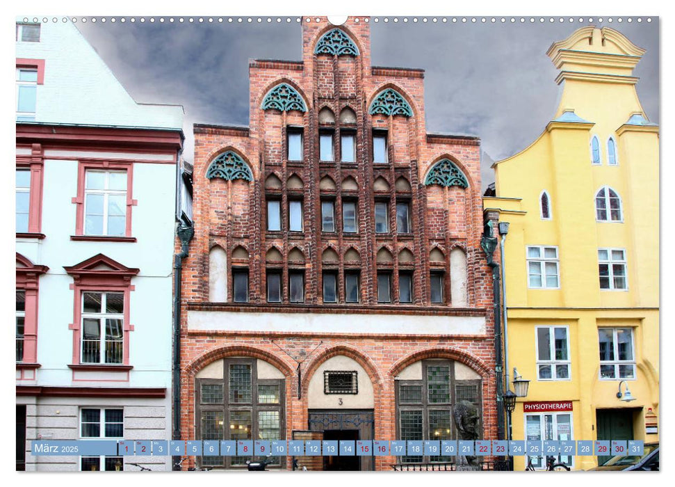 Stralsund und die Boddenlandschaft (CALVENDO Wandkalender 2025)