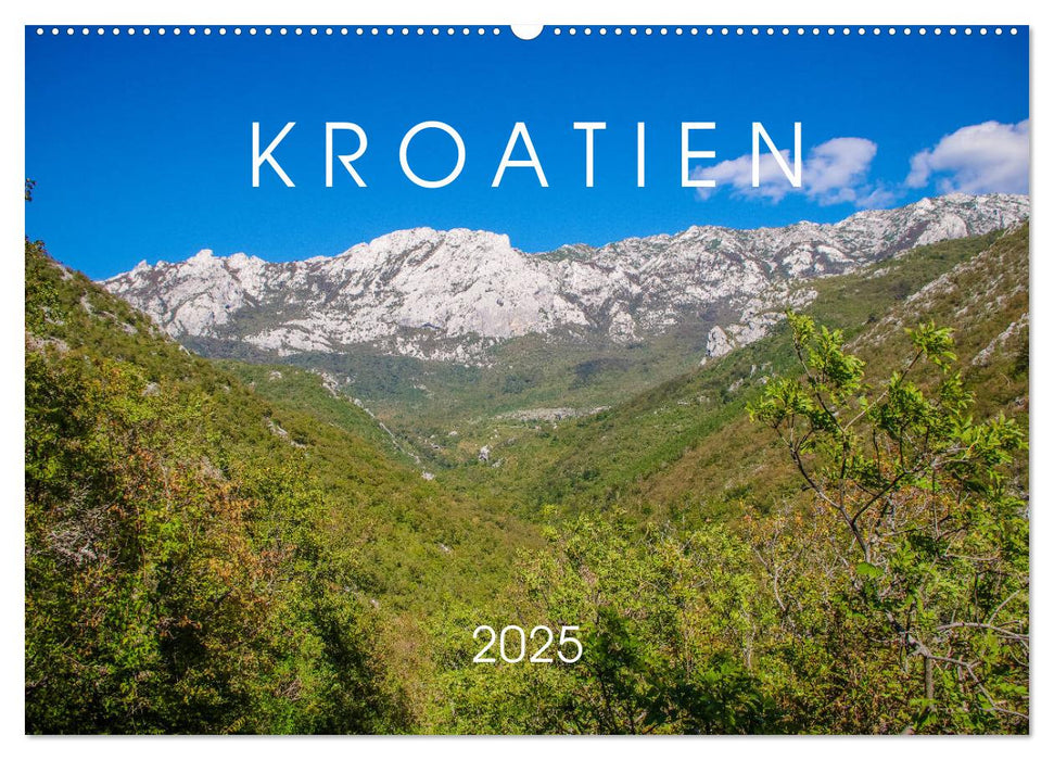 Kroatien 2025 (CALVENDO Wandkalender 2025)