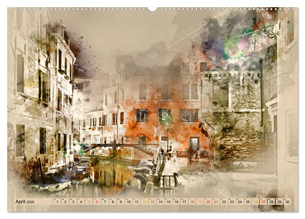 Venedig - ganz intim (CALVENDO Premium Wandkalender 2025)