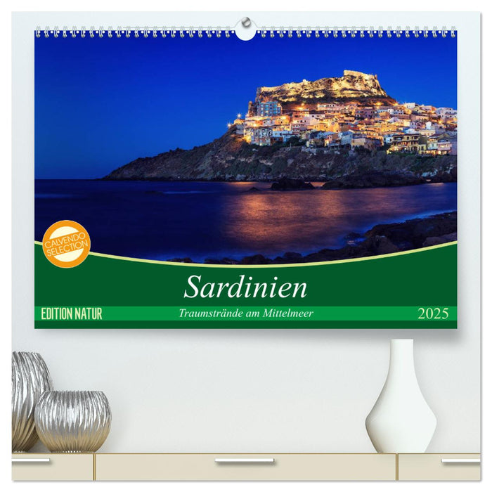 Sardinien - Traumstrände am Mittelmeer (CALVENDO Premium Wandkalender 2025)