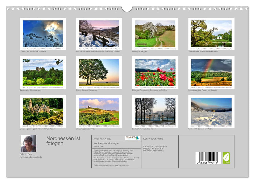 Nordhessen ist fotogen (CALVENDO Wandkalender 2025)