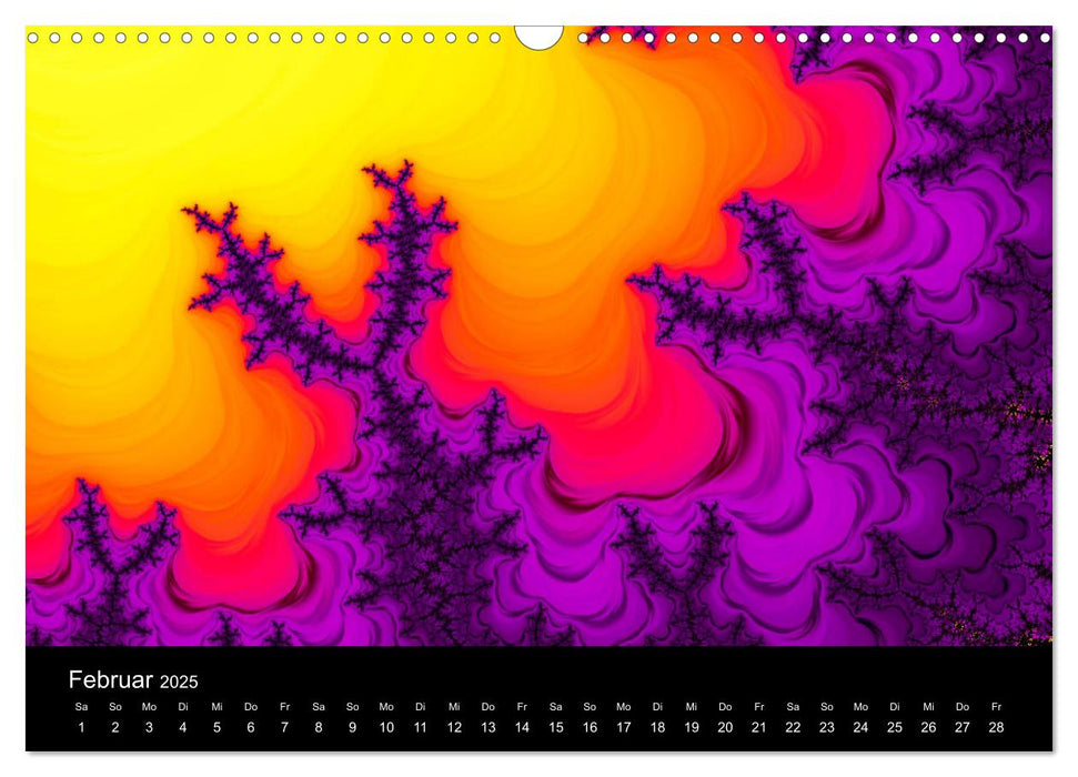 Fraktale - Farben - Formen 2025 (CALVENDO Wandkalender 2025)