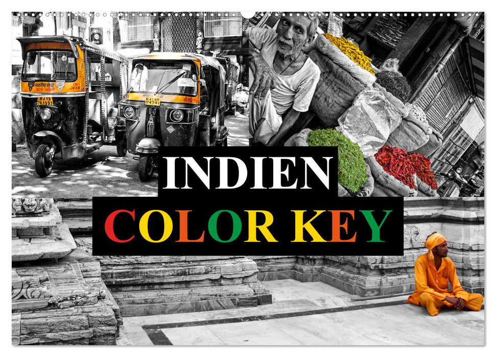 Indien Colorkey (CALVENDO Wandkalender 2025)