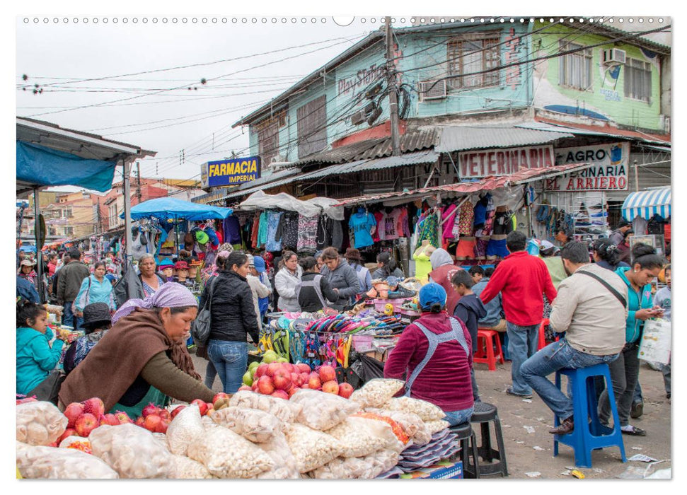 Farbenfrohes Bolivien (CALVENDO Premium Wandkalender 2025)