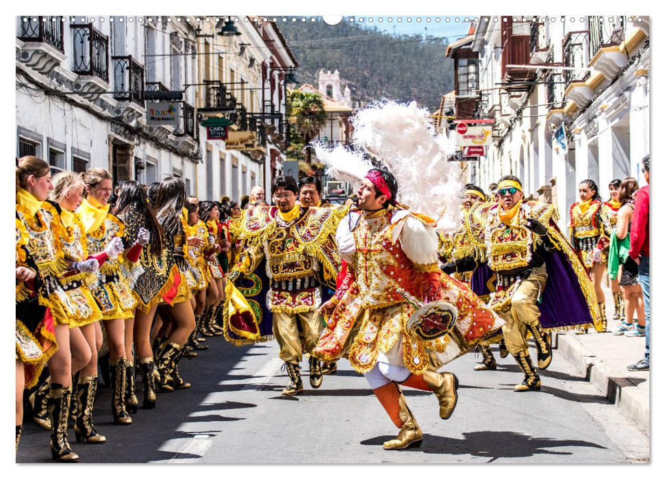 Farbenfrohes Bolivien (CALVENDO Premium Wandkalender 2025)