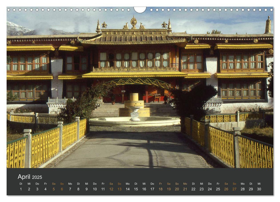 Tibet - Eine Reise in die Vergangenheit (CALVENDO Wandkalender 2025)