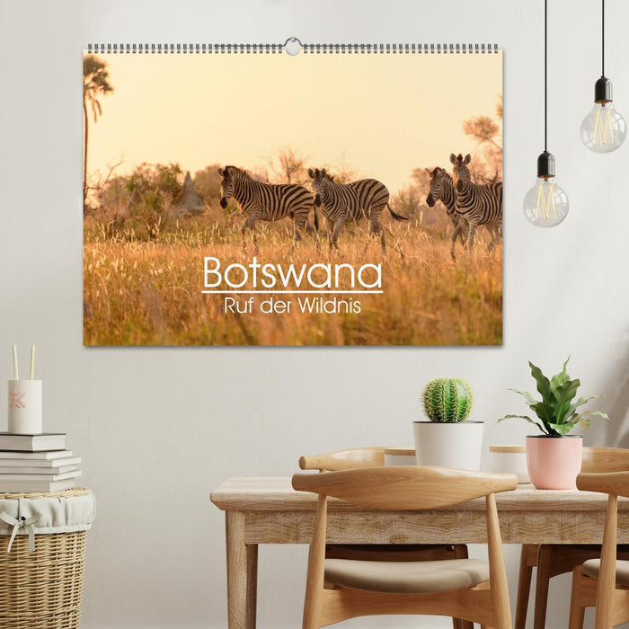 Botswana - Ruf der Wildnis (CALVENDO Wandkalender 2025)