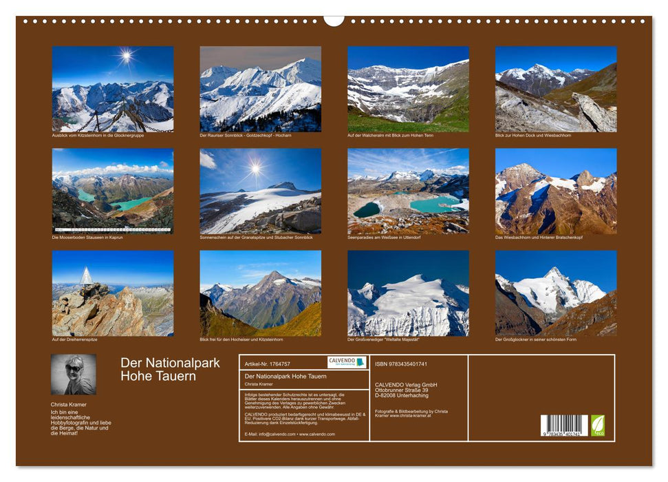 Der Nationalpark Hohe Tauern (CALVENDO Wandkalender 2025)