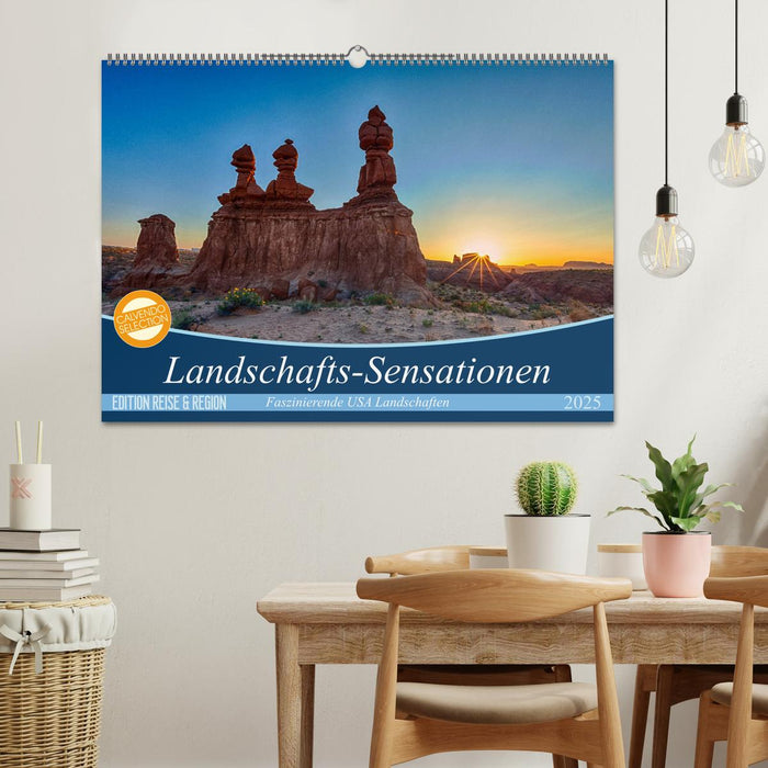 Landschafts-Sensationen (CALVENDO Wandkalender 2025)