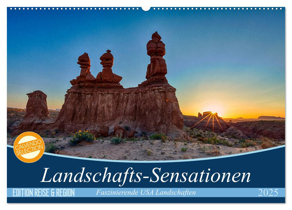 Landschafts-Sensationen (CALVENDO Wandkalender 2025)