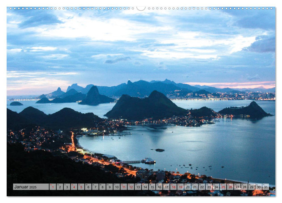 Brasilien - Von Rio nach Florianópolis (CALVENDO Premium Wandkalender 2025)