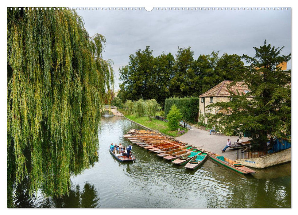 Cambridge street view (CALVENDO Wandkalender 2025)